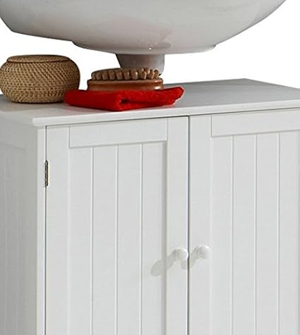 Fmd Mobel 905 004 Waschbeckenunterschrank Stockholm 4 B H T 60 0 X 60 0 X 35 0 Cm Weiss Amazon De Kuche Haushalt