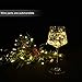 HAOSEE 20 Pack Led Fairy Lights Battery Operated,20 LED Silver Wire Firefly Lights,7ft Waterproof Mini Led Starry String Lights for Wedding Party Mason Jars DIY Christmas