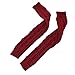 Vovotrade Winter Wrist Arm Hand Warmer Knitted Long Fingerless Gloves (Red-C)