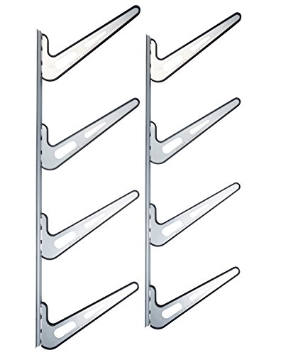 Krypt Towers Ultimate Board Sports Wall Mount Storage Rack, Heavy Duty Steel Board Stand, Rubber Pad - coolthings.us