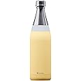 Aladdin Fresco Thermavac Stainless Steel Water Bottle 0.6L Lemon Yellow – Leakproof - Keeps Cold for + 10 Hours - BPA-Free - Dishwasher Safe - Reusable Thermos Flask with Durable Finish