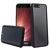OnePlus 5 Case, Orzly Fusion Bumper Case for ONE PLUS FIVE Model SmartPhone (Original 2017 Version) Protective Hard Back Cover Shell with BLACK Impact Absorbing Rubber Rim & Clear Back Panel
