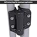 D&D Technologies TCHDRND2-MK2 TruClose Round Post Gate Hinges, for Self Closing Chain Link Gates up to 132 Pounds, for 1 7/8