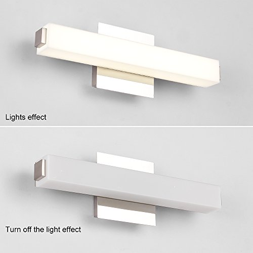 image for JUSHENG Wall Light 12W Neutral White 4000K LED Wall Light 16.5 Inches 
