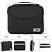 Electronic Organizer, Jelly Comb Travel Organizer Bag Electronic Accessory Cases Cable Organizer Bag Double Layer for USB Cables, Charger, Power Bank, Phone, E-book Kindle, iPad or Tablet(up to 9.7'')