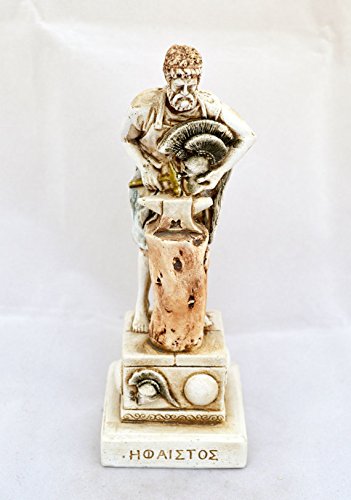Estia Creations Hephaestus Ancient Greek God of Smithing Sculpture Statue