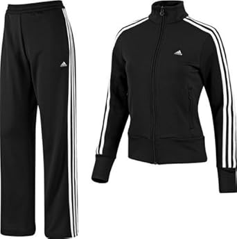chandal adidas mujer negro y blanco