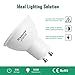 Kakanuo GU10 LED Bulbs 50W Equivalent, GU10 Dimmable LED Light 5 watts, Mr16 Spotlight 3000K Soft Bright White 120V Track Light Recessed Light Flood Light 450Lumen(Pack of 6)