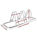 CyclingDeal 3 Bike Bicycle Floor Parking Rack Storage Stand