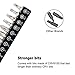 MULWARK 17pcs Small Right Angle Ratchet Socket Wrench Screwdriver Set | 1/4