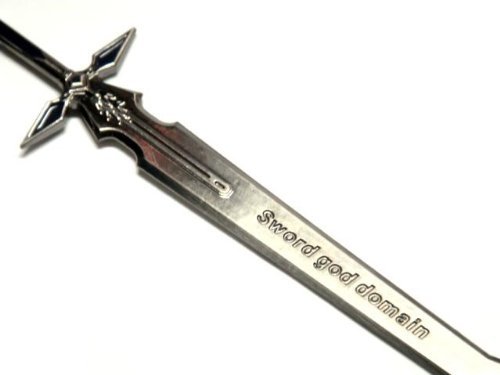 Heart (tears) Yui tears of Sword Art Online Kirito Dark Li pulsar Yui (heart) Sword god domain tung months valley Kazuto SAO Sword Art Online cosplay prop sword weapon key chain necklace rope chain with (japan import) - Image 2