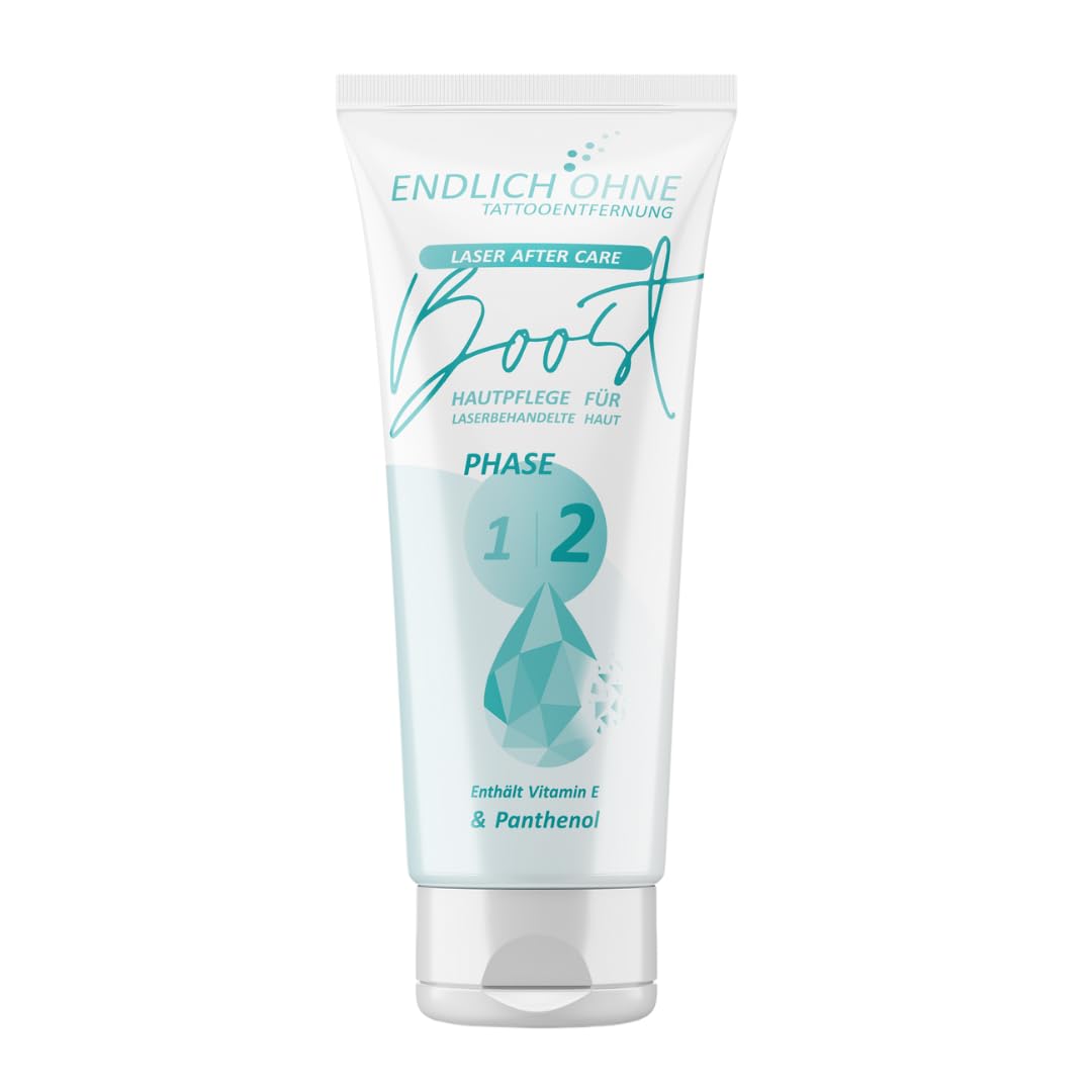 ENDLICH OHNE Tattooentfernung - Care for Laser-Treated Skin - Phase 2 / Boost - Laser Aftercare - 75 ml