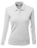 Xpril Womens Luxurious PK Long sleeve Polo T-shirt