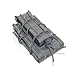 High Speed Gear Double Decker Taco Pouch | Double Stack Magazine Holster for Rifles and Pistols | MOLLE Compatible for Rapid Response (Wolf Gray, One Pack)