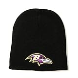 '47 Baltimore Ravens Black Skull Cap - NFL Cuffless