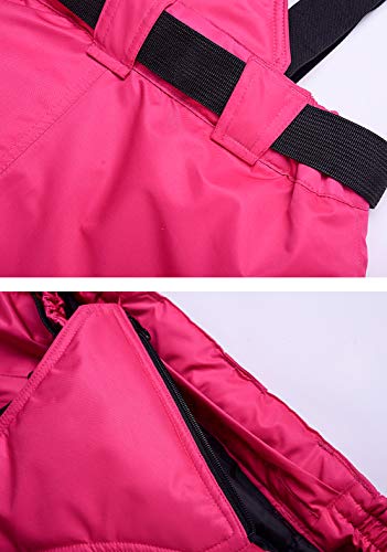 image for ELETOP Women's Snow Pants Outdoor Waterproof Windproof Ski Pants Warm 