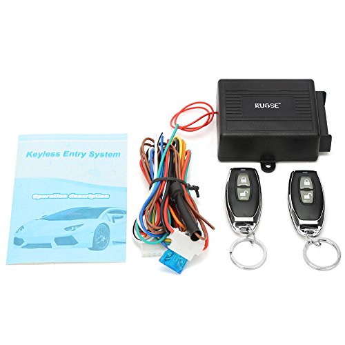 Rupse Car Keyless Entry System Alarm System with Remote Central Locking Power/Pneumatic Window UP/Down and Power Trunk - Thumbnail 4