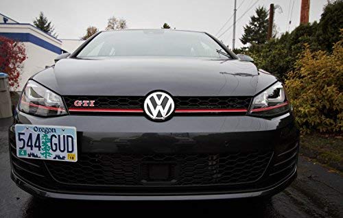 CravenSpeed The Platypus License Plate Mount for Volkswagen Golf GTI Mk7 | 2015-2018 | No Drilling | Installs in Seconds | Made of Stainless Steel & Aluminum | Made in USA
