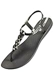 Ipanema Women's Cleo Gladiator Sandal, Grey/Silver, 9 M US