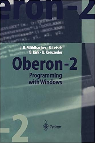 Oberon-2 Programming with Windows Oberon-2 Programming with Windows
