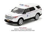 Greenlight 1:64 Blue Collar Collection Series 2 2014 Ford Explorer Postal Police Diecast Vehicle