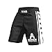 Anthem Athletics Resilience MMA Shorts Men - Jiu Jitsu BJJ Shorts Men for Wresting Kickboxing No GI Grappling UFC Fight - Black & White - 34
