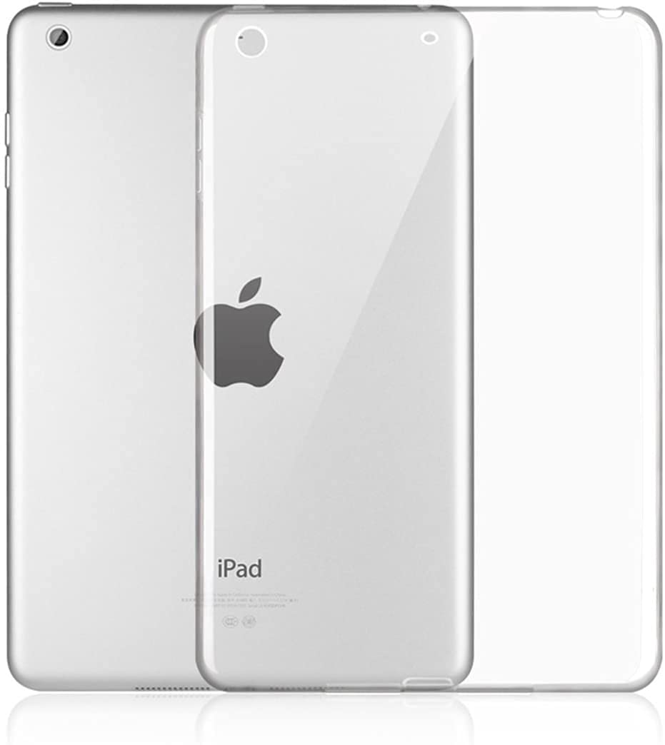 Asgens iPad 9.7'' 5th/6th Generation 2017/2018 Case, Transparent Slim Silicon Soft TPU Tablet Computer Case [Shock Absorption] for Apple New iPad 9.7 inch Models A1822/A1823/A1893/A1954(2017/2018) — image 1