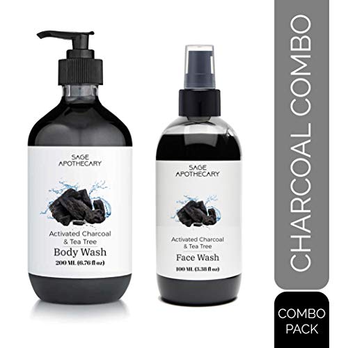 sage apothecary charcoal face wash