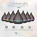 ASAKUKI 400ml Essential Oil Diffuser, Aromatherapy Oil Diffuser with Cool Mist, Waterless Auto Shut-Off Humidifier and 7 Color LED Night Lights for Home Office Babythumb 1