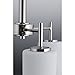 Replay Collection 2-Light Etched White Glass Modern Bath Vanity Light Brushed Nickel