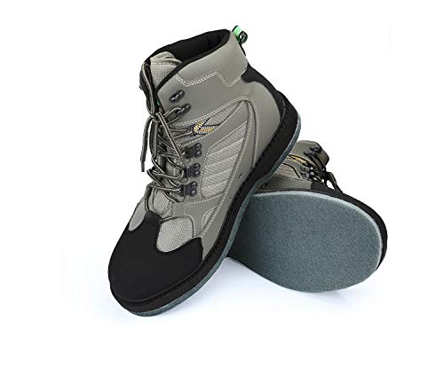 NEYGU Men&Women Breathable Quick-Dry Wading Shoes for Fishing and Hunting with Felt Sole, Used for Neoprene Stocking Foot Wader (11)