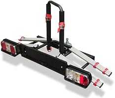 Menabo Wizard - Portabicicletas para remolque (2 bicicletas), color plateado y negro