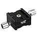Haoge 50mm Subtend/Bidirectional Double Dual Quick Release Clamp for Arca Swiss RRS Benro Rail Plate Nodal Slide