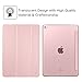 Fintie iPad Mini 4 Case - Lightweight Slim Shell Cover with Translucent Frosted Back Protector Supports Auto Wake/Sleep for Apple iPad Mini 4 (2015 Release), Rose Gold