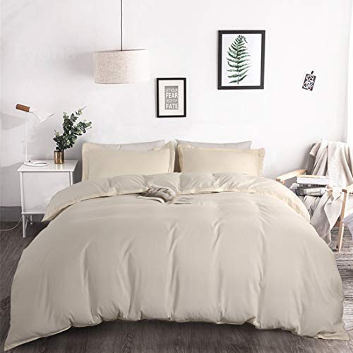 image for BALICHUN Duvet Cover Set Queen Size Premium with Zipper Closure Hotel 