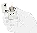 Zippo Panda White Matte Pocket Lighter, One Size