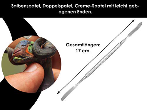 Gebogener Profi Gelspatel Doppel-Spatel, Salbenspatel, Doppelinstrument – Bild 3