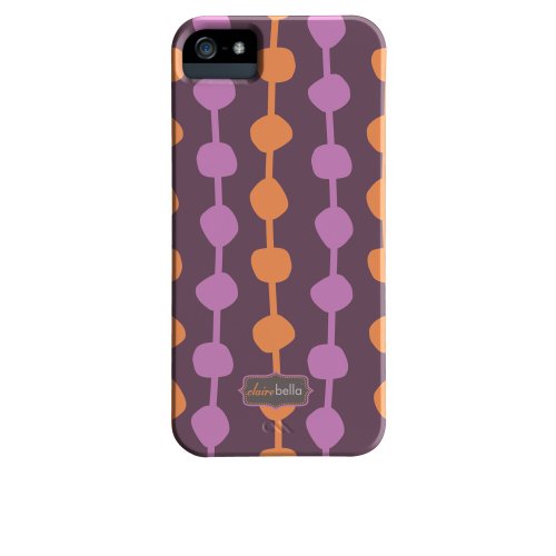 Case-Mate Claire Bella Designer Print Case for iPhone 5/5s - Pink Beads - Retail Packaging - Pink