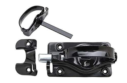 Whitcomb Barn Door Latch for Swinging Door with D-Handle (1)
