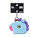 BT21 Official Merchandise by Line Friends - MANG Character Keychain Coin Purse Bag Charm, Light Blue