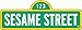 Sesame Street Sign Cartoon Car Bumber Sticker Decal 8" X 3"