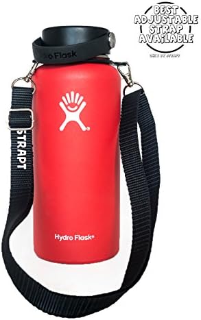 Best Hydro Flask Carry Handle Fully Adjustable Shoulder Strap By Hydrostrap - Simple Adjustable Strap For Carrying Water Bottles - Fully Adjustable To Shoulder Length