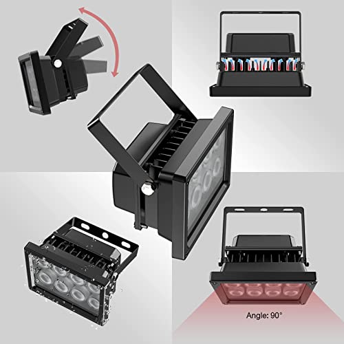 Univivi IR Illuminator 90 Degree Wide Angle 8LEDs IR Infrared Light