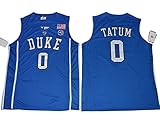2017 Duke Blue Devils Jayson Tatum 0 College Basketball Mens Jersey Blue S