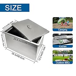 KODOM Drop-in Ice Chest 21L x 14W x 12H Inch Built