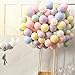 Soonlyn Assorted Color Party Balloons 100 Pcs 10 In Rainbow Pastel Balloon Garland Arch Kit for Birthday Party Decoration Baby Shower