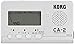 KORG CA-2-SL Chromatic Digital Tuner for Stringed, Woodwind and Brass Instruments - Silver