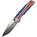Eafengrow CH3511-G10 Folding EDC Knife,Ball Bearing Hunting Pocket Outdoor Camping Survival Multitool with Liner Lock (G3511-blue)
