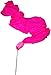 Winged Sirenny 4.4yds Colorful Flowy Soft Silk Ribbon Throw Streamer with Rod,Church Liturgical Praise Worship Adoration Dance Ribbon Beginners Practice Banner