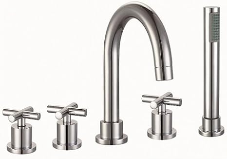 Wannenrandarmatur 5 Loch Jawa Badewanne Armatur Amazon De Kuche Haushalt
